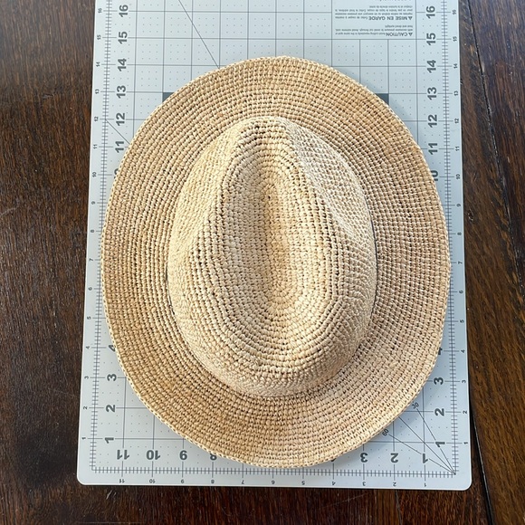 SCALA fedora style raffia straw hat - Picture 7 of 15